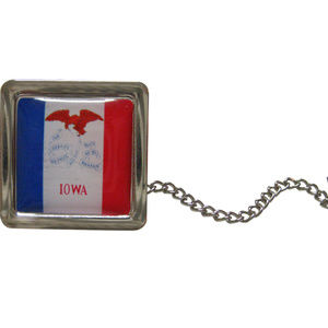 Iowa Flag Design Tie Tack
